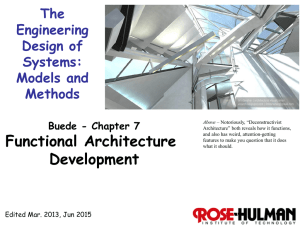 SYST 301: Systems Methodology and Design I - Rose