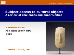 Subject access to cultural objects: A review of challenges and