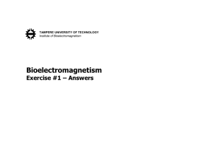ans1 - Bioelectromagnetism