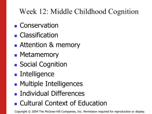 11-18 Middle childhood cognition