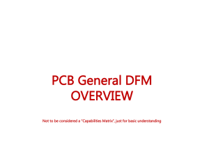 PCB General DFM Overview