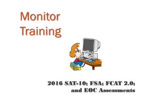 Monitor Training PowerPoint