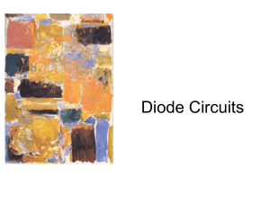 Lecture 5 Diode Circuits