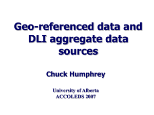 Geo-referenced data