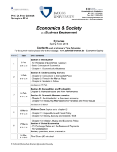 Syllabus Economics & Society