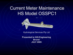 Universal Current Meter Training Model OSS-B1