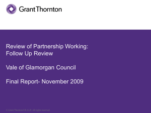 PowerPoint Presentation - Vale of Glamorgan Council