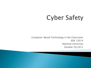 Cyber Safety - National Tech Prof