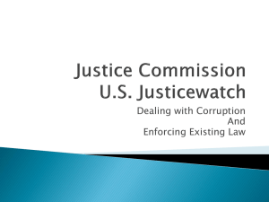 Justice Commission - Take Back Kentucky