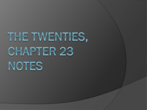 Chapter 23 Notes