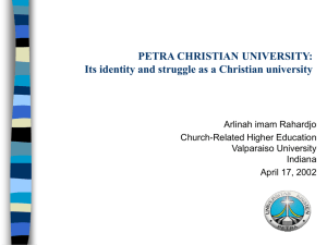 slide presentation - Petra Christian University