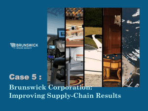 Brunswick Corporation: improving supply