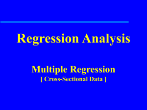 Regression Analysis