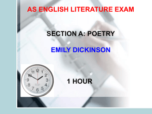 emily dickinson masterclass - English@Turton