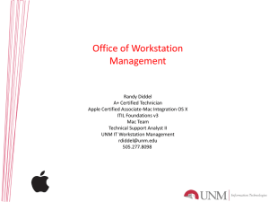Managing UNM Computer Workstations