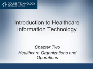 Introduction to Healthcare Information Technology