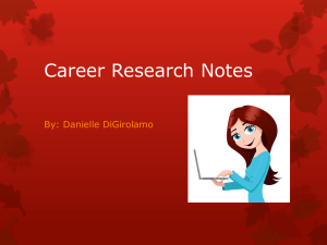 Career Research Notes