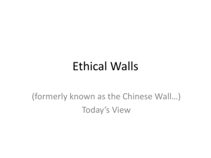 Ethical Walls
