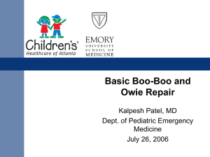 Boo-Boo and Owie Repair for Dummies