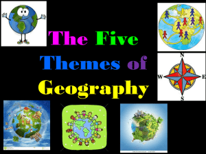 2. 5 Themes of Geography PowerPoint