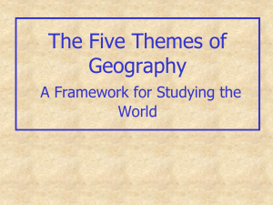 The Five Themes of Geography - Portugal