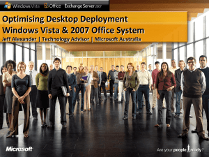 Optimising Desktop Deployment - Center