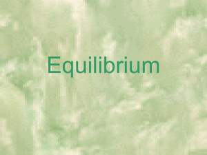 Equilibrium