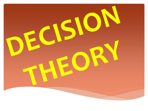 decision theory