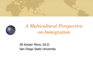 The Immigration Debate from a Multicultural Perspective