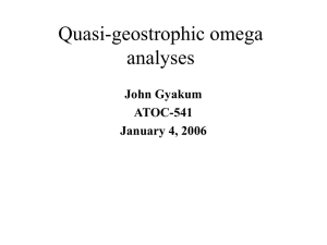 Quasigeostrophic Omega Equation and Thermal Vorticity