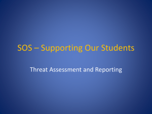 SOS * Supporting Our Students
