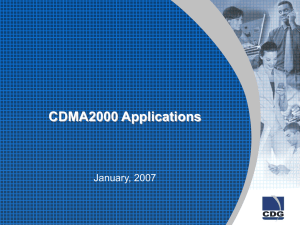 Technology: CDMA2000 1xEV