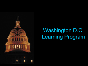 Washington D.C. Learning Program