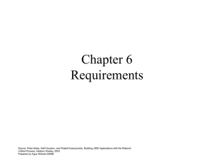 Chapter 6 Requirements