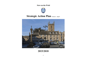 Strategic Plan 2015 - Stow on the Wold Town Council