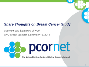 Share Thoughts on Breast Cancer Study