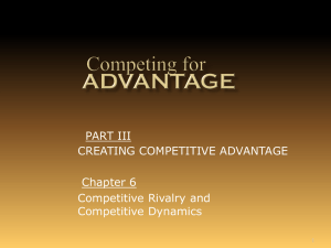 Competitive Advantages in Fast-Cycle Markets