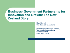 New Zealand: Economic Transformation from Growth and