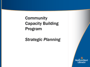 Strategic Planning - Department of Business, Tourism, Culture and