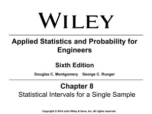 confidence interval