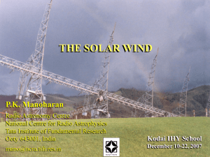 Solar Wind Studies in the Inner Heliosphere