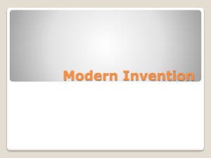 Modern Invention