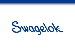 Swagelok PowerPoint Template...New as of 7/17/2002
