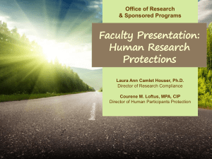 Graduate Assistant Seminar: Responsible Conduct of Research