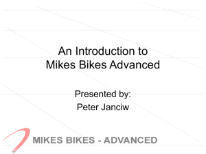 Mikes Bikes Intro