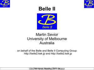 OSG-Belle-VO - University of Melbourne
