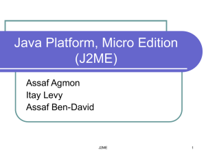 Java 2, Micro Edition (J2ME)
