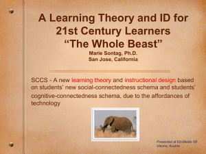 A Learning Theory and ID for 21st C Learners - The