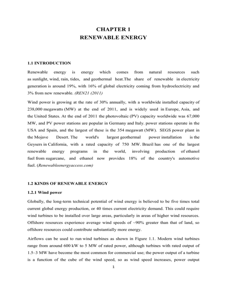 chapter 1 renewable energy - Home