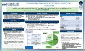 System Review of Assessment in Medical Education